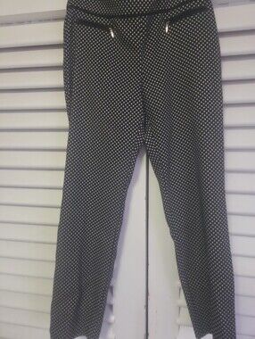Black and White Polka Dot Men's Pants